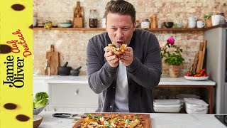 Gestürzte Blätterteigpizza  Jamie Oliver [upl. by Anirad]