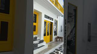 slow living in Mykonos ☁️✨🧿🌺mykonostown mykonos travel travelshorts greece mediterranean [upl. by Aoket]