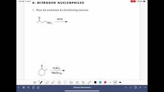 3a Synthesis of imines and enamines [upl. by Rollo]