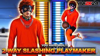 The BEST 2WAY SLASHING PLAYMAKER BUILD in NBA 2K24 has RETURNED… THE BEST SLASHER BUILD NBA 2K24 [upl. by Fuller385]