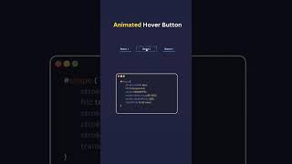 Animated hover button effect animatedbutton webdesign buttonanimation shorts shortsfeed viral [upl. by Cordy589]