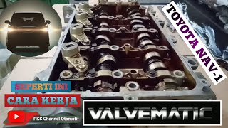 Pembongkaran Valve matic  Seperti ini Cara kerja Valve Matic pada Toyota Nav1 3ZR FAE [upl. by Meyer]