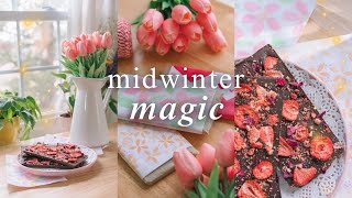 Romanticizing February 🌸✨🌨️ Cozy Crafts DIY Valentine’s Gifts and Winter Nature Walks [upl. by Ilyak]