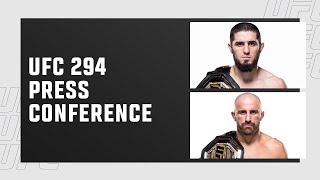 UFC 294 PreFight Press Conference [upl. by Omixam140]