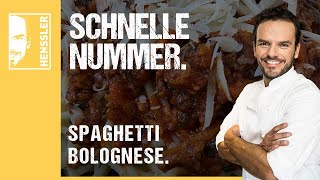 Schnelles Spaghetti BologneseRezept von Steffen Henssler [upl. by Harmonia]