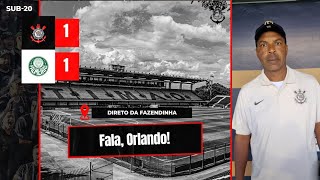 Orlando técnico do Corinthians Sub 20 fala sobre a partida que terminou no empate contra o Palmeiras [upl. by Rhoads990]