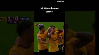 HIGHLIGHTS in 60s Wolves vs Newcastle 12 All Goals amp Extended Highlights  Barnes amp Schar Shines [upl. by Cob]