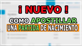 📝 NUEVO 2024 Como apostillar una PARTIDA de NACIMIENTO 📝 Apostilla de la Haya por TAD ARGENTINA [upl. by Vas586]