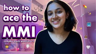 How to ACE the MMI MEDICAL SCHOOL INTERVIEW in 2023 5 tips  MOCK interview [upl. by Voorhis]