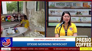 DTX500 MORNING NEWSCAST [upl. by Acinelav925]