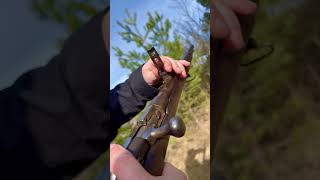 Biggest French antique cartridge shorts gun shooting history gun girl tiktok asmr drilling [upl. by Herrod]