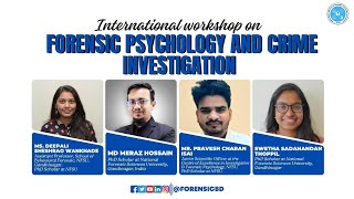 Forensic Psychology amp Crime Investigation International WorkshopDay1 Psy amp Behavioural Analysis [upl. by Asselam]