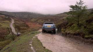 2014 Range Rover Evoque 9speed auto tackles North Wales mountain [upl. by Yeliac]