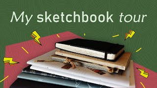 My SKETCHBOOK tour 📚 [upl. by Aratahc]