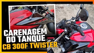 CARENAGEM DO TANQUE DA CB 300F TWISTER MOTOVLOG [upl. by Malik666]