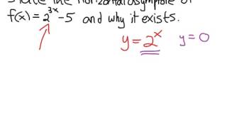 Logarithms amp Exponential Functions Finding Asymptotes [upl. by Nahtanod]