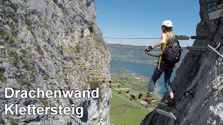 Drachenwand Klettersteig in St Lorenz am Mondsee [upl. by Dez707]