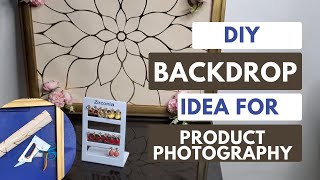 DIY backdrop idea for product photography [upl. by Hassadah]