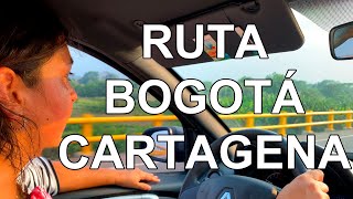 🇨🇴 Ruta BOGOTÁ a CARTAGENA  precios peajes tips y todo lo que debes saber 20 horas en Carro [upl. by Shepperd]