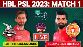 PSL Live  Match 1 Lahore Qalandars Vs Islamabad United Live Cricket Commentary 2ND IN [upl. by Birkner]