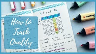 How to track Quality in your Bullet Journal  The Boosted Journal [upl. by Adian312]