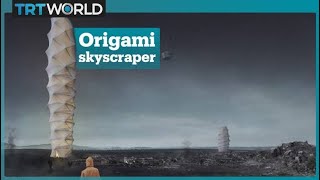 Origamiinspired skyscraper designed for disaster zones [upl. by Harikahs585]