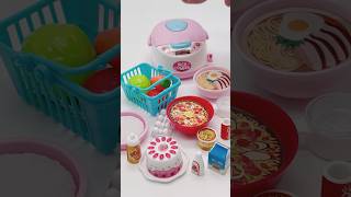 Satisfying with Unboxing amp Review Miniature Kitchen Set Toys Cooking Video  ASMR Videos [upl. by Gnaht]