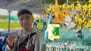 LEIPZIGER STADTDERBY🔥🧨 1FC LOKOMOTIVE LEIPZIG vs BSG CHEMIE LEIPZIG  Stadionvlog [upl. by Niamrahc]