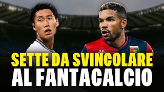 🚨 SETTE GIOCATORI DA SVINCOLARE AL FANTACALCIO [upl. by Htiduj212]