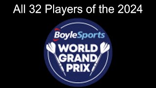 All 32 World Grand Prix Players 2024 [upl. by Nnagem703]