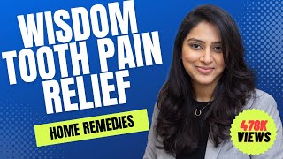 Expert Tips for Instant Wisdom Tooth Pain Relief at Home  Doctor Upasana [upl. by Norward]