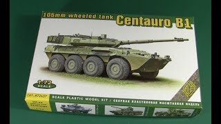 172 Centauro B1 105mm wheeled tank scale model [upl. by Hartzel853]