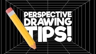 Perspective Drawing Tips  Art Tutorial [upl. by Nnadroj]