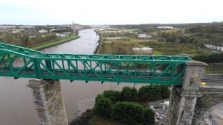 Drogheda Viaduct  an aerial view [upl. by Lilahk]