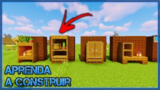 MÓVEIS NO MINECRAFT  DICAS DE DECORAÇÃO [upl. by Annaid]