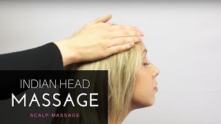 Indian Head Massage Unintentional ASMR  Relaxing Scalp Massage Tutorial [upl. by Haggar]