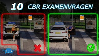 10 Lastige CBR Examenvragen  Auto Theorie Examen 2024 [upl. by Galen]