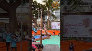 Mallakhamb is a real Indian Game🔥🥵mallakhamb mallakhambtrick mallakhamba calisthenics [upl. by Colpin177]