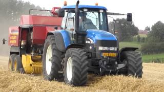 New Holland TM 190 met New Holland BB 950 van Conjarts Margraten [upl. by Baptist]