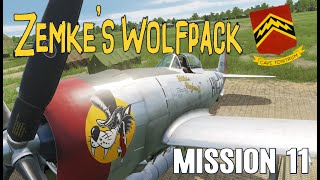 DCS P47 Zemkes Wolfpack Campaign  Mission 11 [upl. by Korwin930]