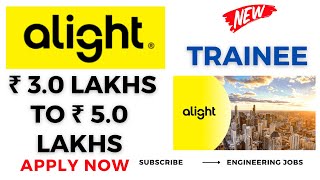 Alight Solutions Trainee Associate Jobs  Fresher Trainee Jobs 2024  Fresher Engineering Jobs 2024 [upl. by Brigham]