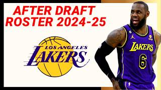 LA LAKERS After Draft Roster 202425  NBA Season 202425 [upl. by Fons723]