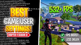 Best Game User Settings in Season 3 🛠️ Huge FPS Increase amp Fix Lag [upl. by Souvaine467]