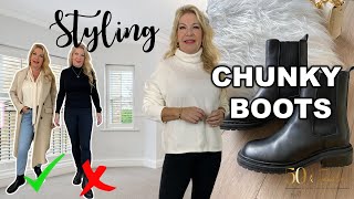 How To Style Chunky Boots  Dos And Donts [upl. by Kedezihclem]