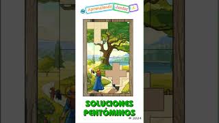 9000 Soluciones 61 Rompecabezas Matemático de Pentóminos Shorts puzzlegames [upl. by Notsnorb781]