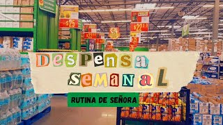 RUTINA DE LA SEMANA COMPRAS DE MANDADO🍅🫘🍗cansada😅😒 [upl. by Nylaf]