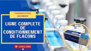 Ligne de conditionnement pharmaceutique très avancée  Encartonneuse de flacons [upl. by Zirkle]