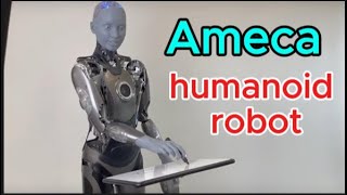 Features of Ameca the humanoid robot Can Ameca mimic human facial expressions and body language [upl. by Eylsel]