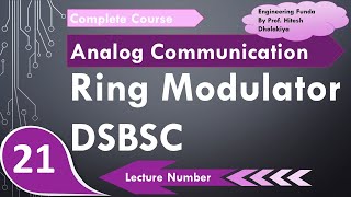 Ring Modulator for DSBSC Generation Basics Working Circuit Waveform amp Impotence Explained [upl. by Damarra]