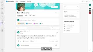 Microsoft 365  User Demo  Viva Engage  Tips and Tricks [upl. by Adal]